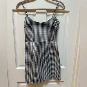 Urban Outfitters Black and White Checked Dress